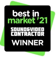 Best in Market Award 2021 von Sound & Video Contractor für ICC24/3