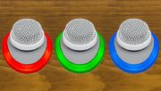 Clockaudio TS 005 RGB Berührungssensitiver Taster mit C 003EW-RF Tischeinbaumikrofon Clockaudio TS 005 RGB Berührungssensitiver Taster mit C 003EW-RF Tischeinbaumikrofon