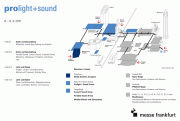 prolight+sound 2011 Hallenplan