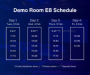 Renkus-Heinz Demoraum E8 Zeitplan