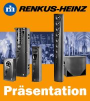 Präsentation neuer Lautsprecher von Renkus-Heinz